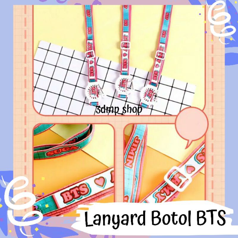 Lanyard Tali Gantungan Botol KPOP BTS EXO BLACKPINK