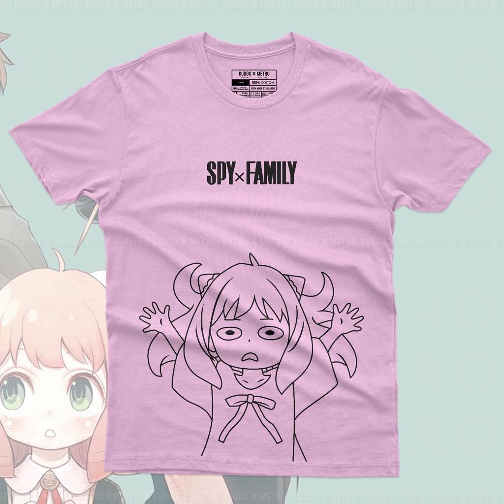 Tshirt Anya Forger Spy x Family Pink Anime Manga Unisex