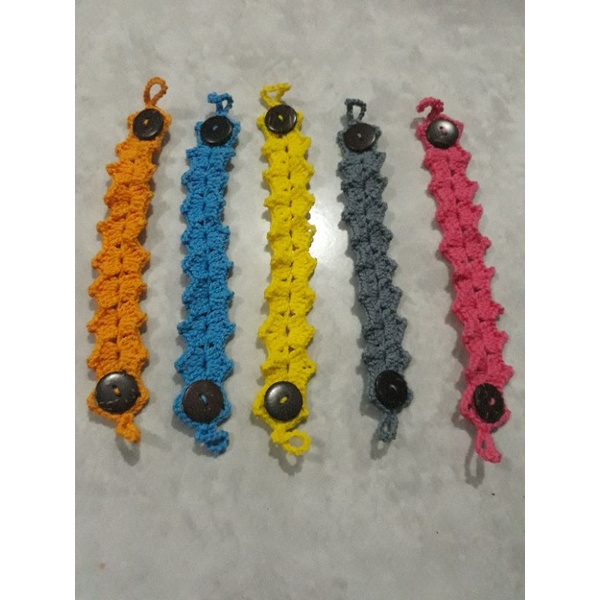 Konektor masker rajut/Konektor rajut/Konektor