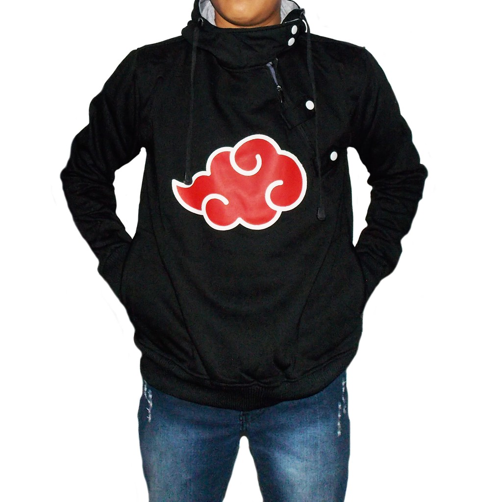 Jaket Harajuku Akatsuki Clan - Jaket Naruto Akatsuki - Jaket anak Naruto Akatsuki - Hoodie Pria