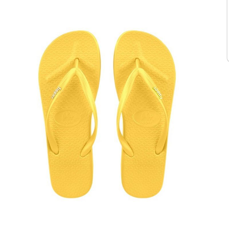 SANDAL WEDGES WANITA FIPPER FLASHY ||YELLOW
