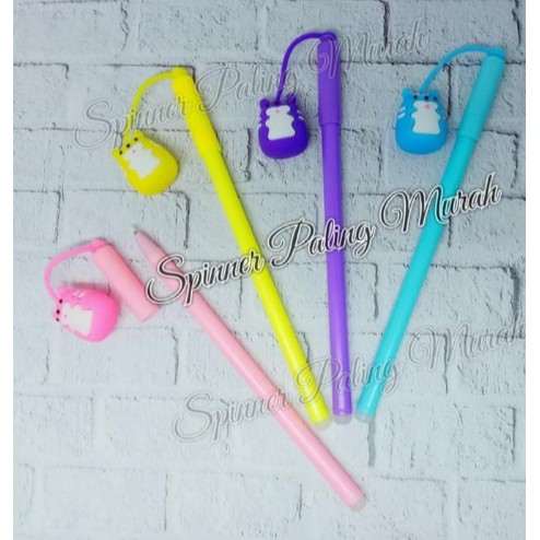 

PEN40 Pulpen / Pen Hamtaro Tali Gel Fancy Karakter Hamtaro Tali