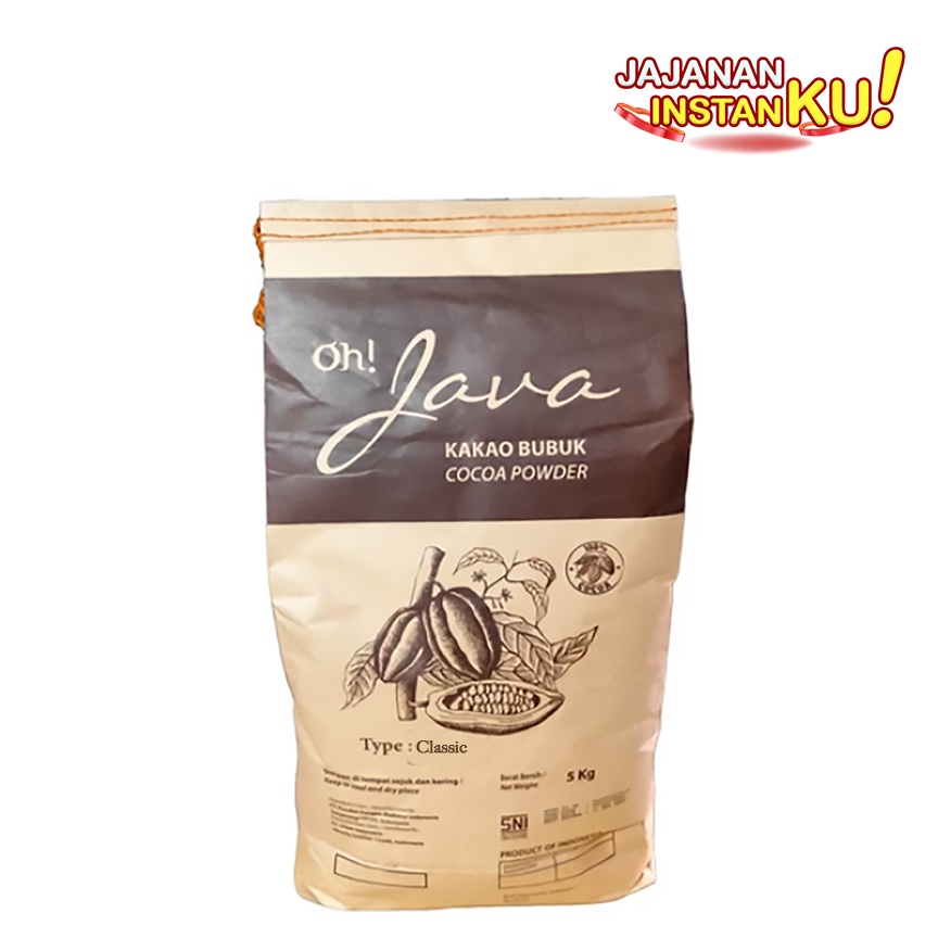 

Oh! JAVA COCOA CLASSIC POWDER PREMIUM KAKAO BUBUK KLASIK 5 KG