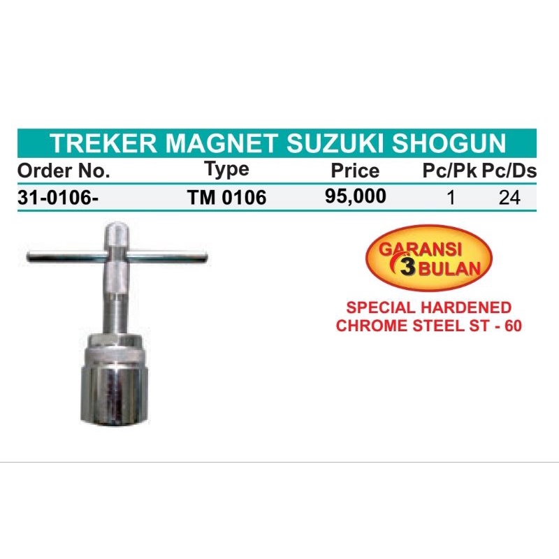 TRACKER MAGNET WIPRO TM 0106 SUZUKI SHOGUN
