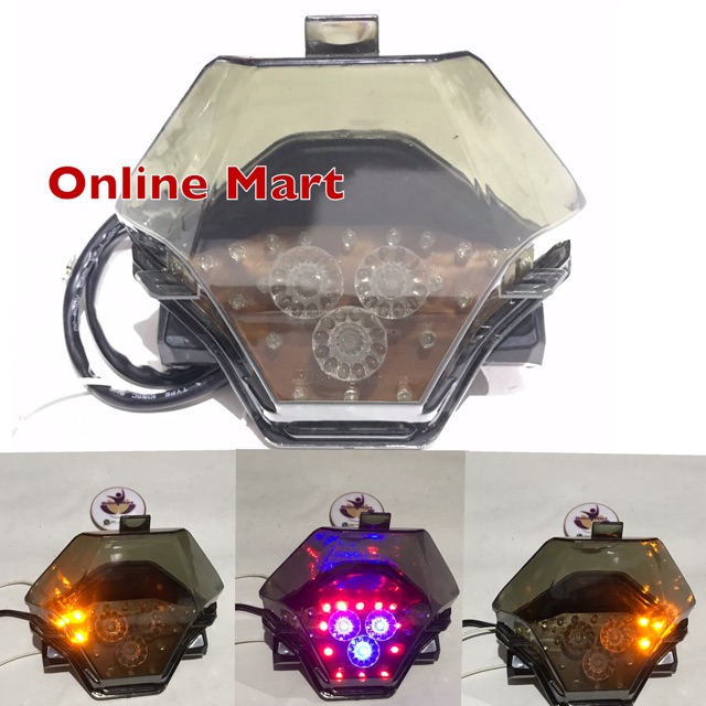 Lampu stop led R25 R3 mx king plus sen lampu belakang stoplamp