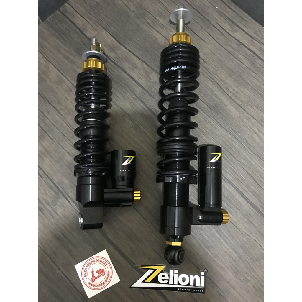 SHOCKBREAKER FULL TABUNG ZELIONI BLACK UNTUK VESPA SPRINT 3V