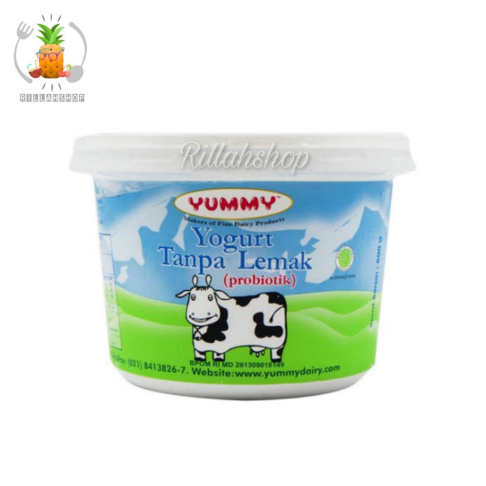 

Yummy Plain Probiotic Skim Yogurt (500g)