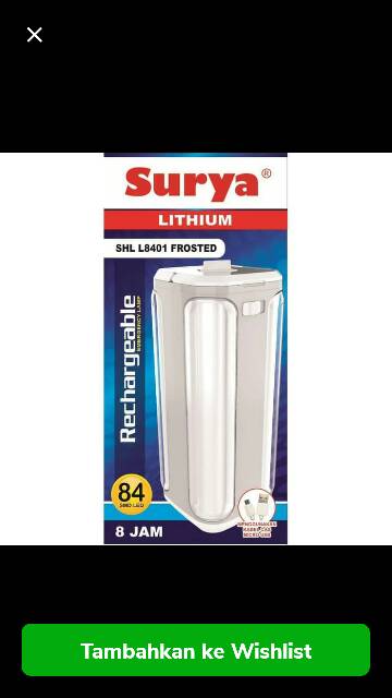 Lampu Emergency / Lampu Darurat 4 Sisi SHL L-8401 SURYA