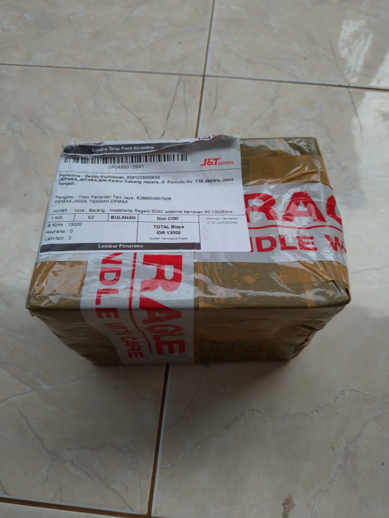 Insektisida Regent 50sc Sistemik Kemasan 50,100&250ml