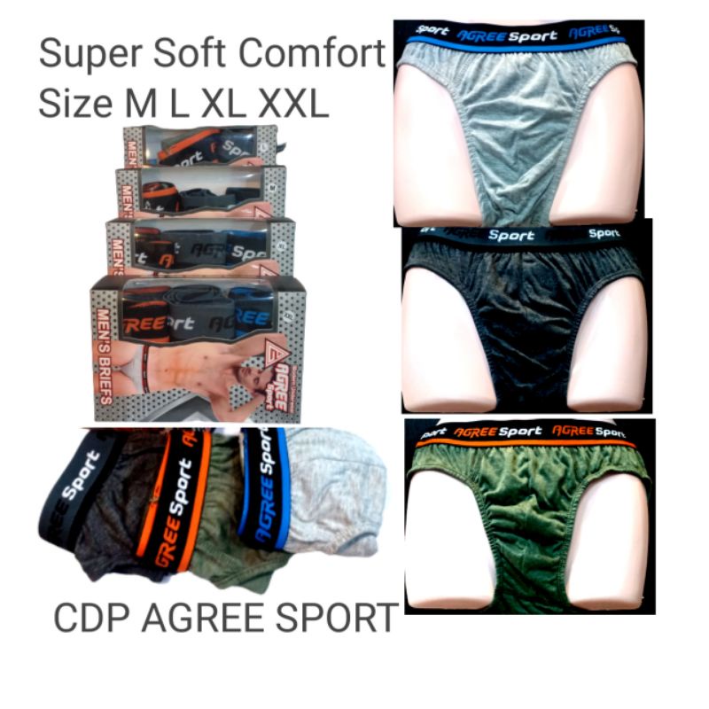 SEMPAK AGREE SPORT 2311 CELANA DALAM PRIA AGREE SPORT