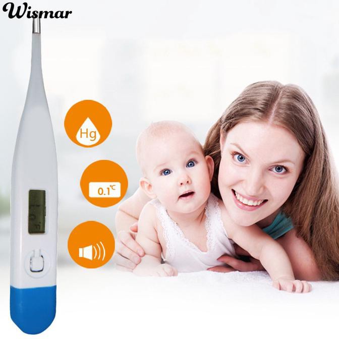 Termometer Telinga Digital Lcd Portable Untuk Anak Wheelockplace
