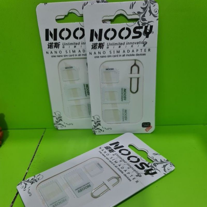 Noosy sim adapter tusukan kartu