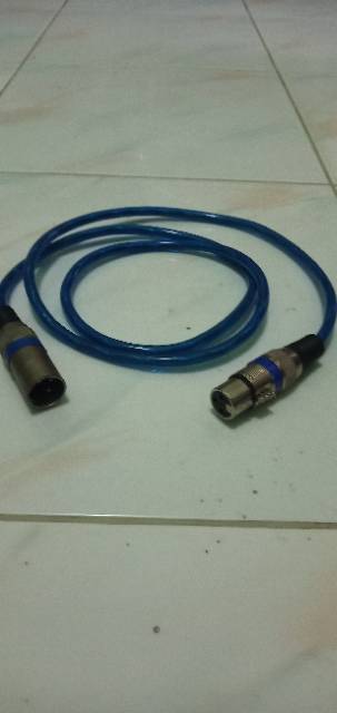 Kabel mic xlr panjang 1 meter