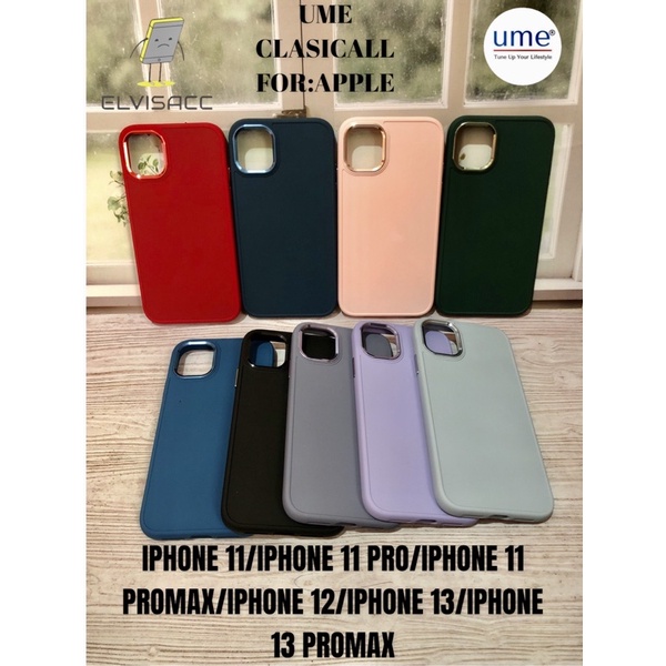 CASE IPHONE 11 PRO MAX / IPHONE 12 / PRO / IPHONE 13 / IPHONE 13 PRO / IPHONE 13 PRO MAX UME CLASSICAL XXIII NEW MACARON DOUBLE SOFT HARD CASE