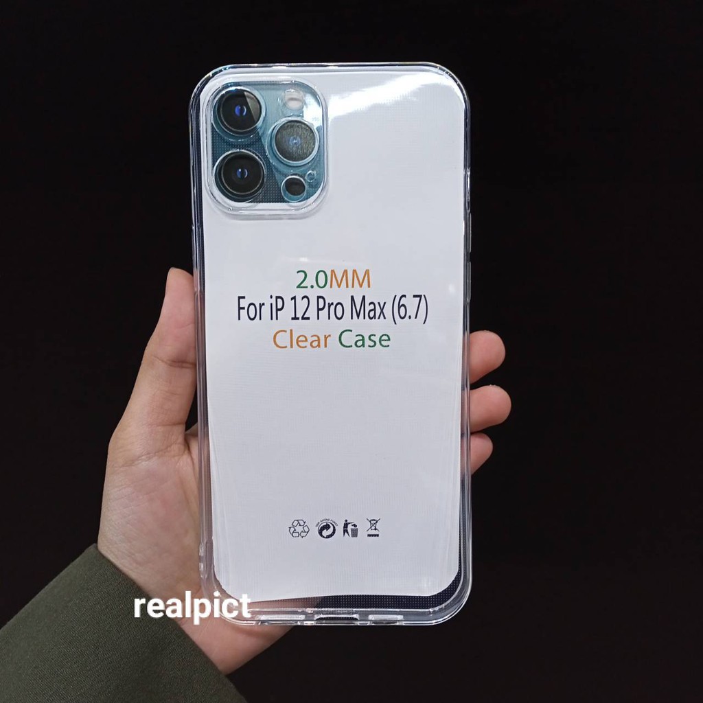 Realme 7 Narzo 20 pro  C12 Narzo 20 Case Bening Jelly Clear Tebal SOFTCASE OEM 2.0MM, Bahan Premium