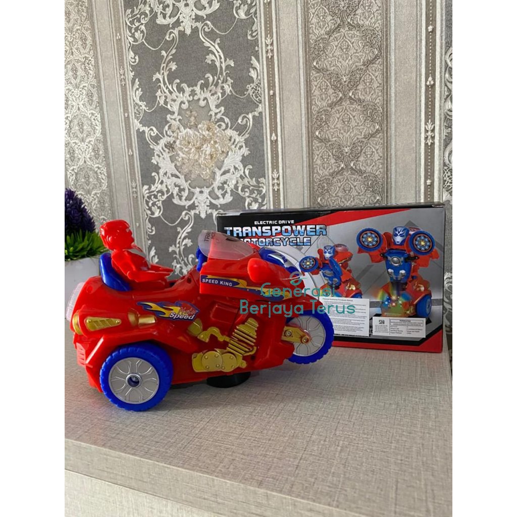 MAINAN MOTORCYCLE TRANSFORMER/MAINAN MOTOR ROBOT/MAINAN ANAK ANAK/MAINAN ROBOT ROBOTAN