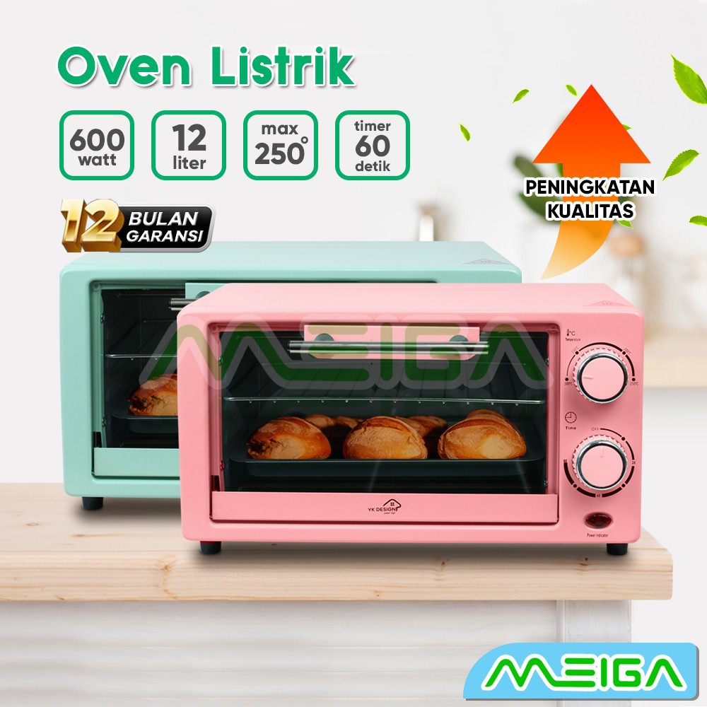 OVEN PEMANGGANG PENGAHANGAT MAKANAN DAGING KUE SOSIS KAPASITAS 12 LITER YK DESIGN YK-812