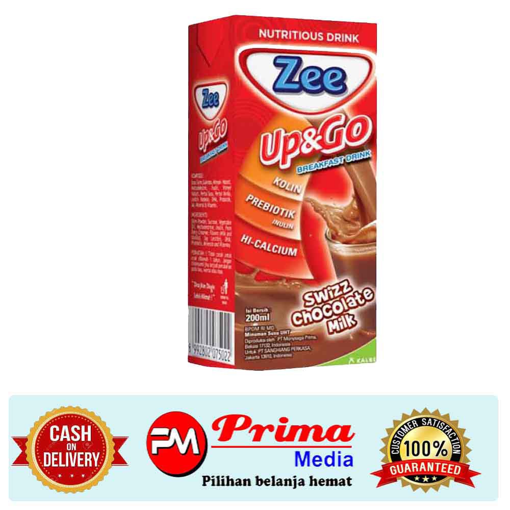 Zee Up & Go Susu UHT Kotak [200 ml]
