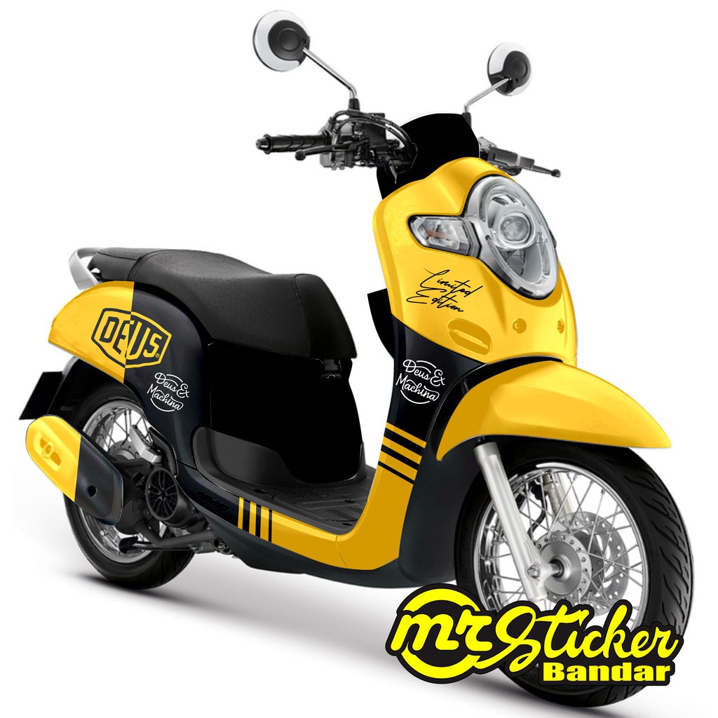 Decal scoopy full body Full Blok Decal Scopy Dekal New Fi 2017-2020 Deus Ex Free Desain plus knalpot