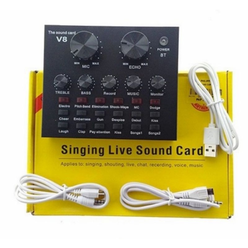 SOUND CARD V8 , PLUS BLUETOOTH