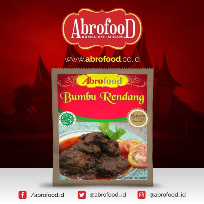 

BUMBU RENDANG ASLI MINANG Pembelian 1 renteng 12 psc