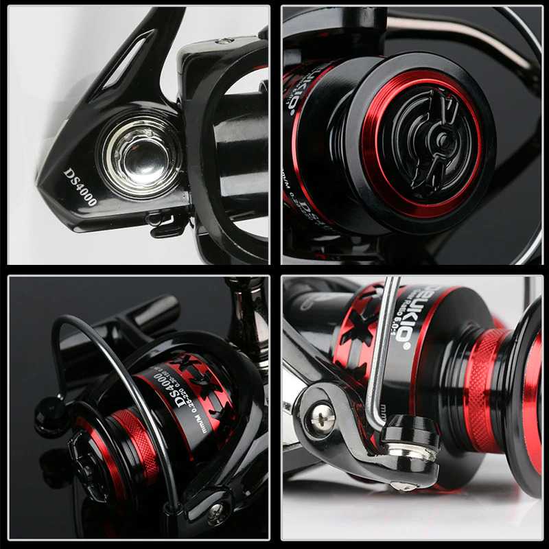 DEUKIO DS2000 Reel Pancing Spinning Fishing Reel 5.0:1 Gear Ratio