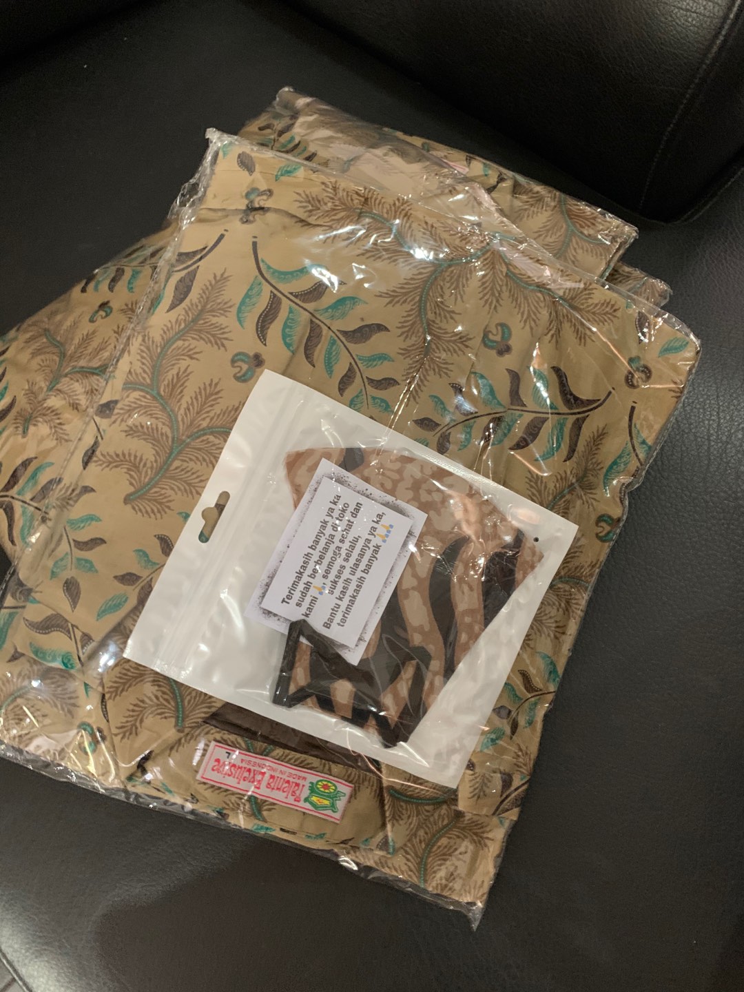 Kemeja Batik Pria Lengan Panjang Katun Premium Lapis Furing Original