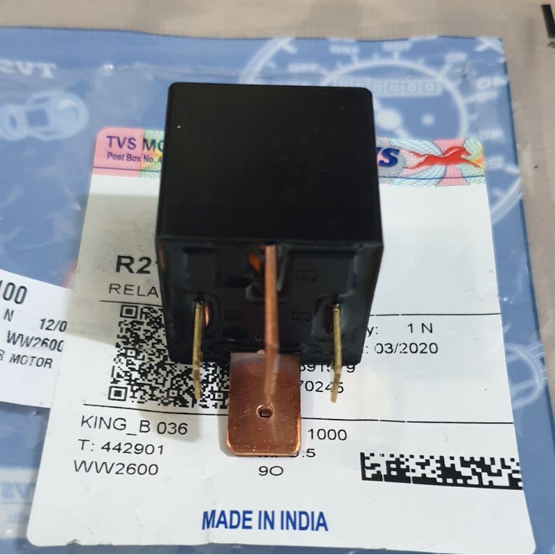 Relay kaki 4 starter TVS KING / TVS KARGO BOX / TVS PICK UP (TVS RODA 3)-4