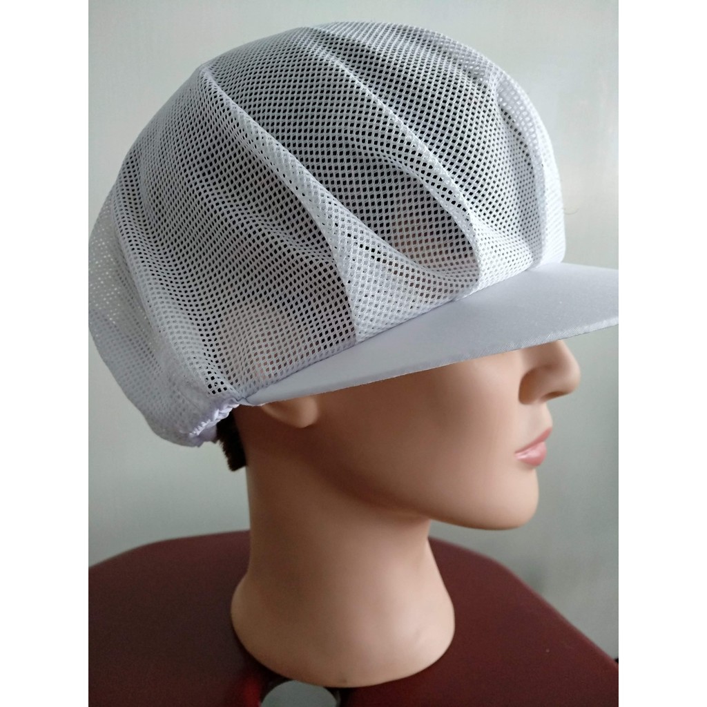 Lele Topi Koki Dengan Jaring Ventilasi  24 C Warna Putih 