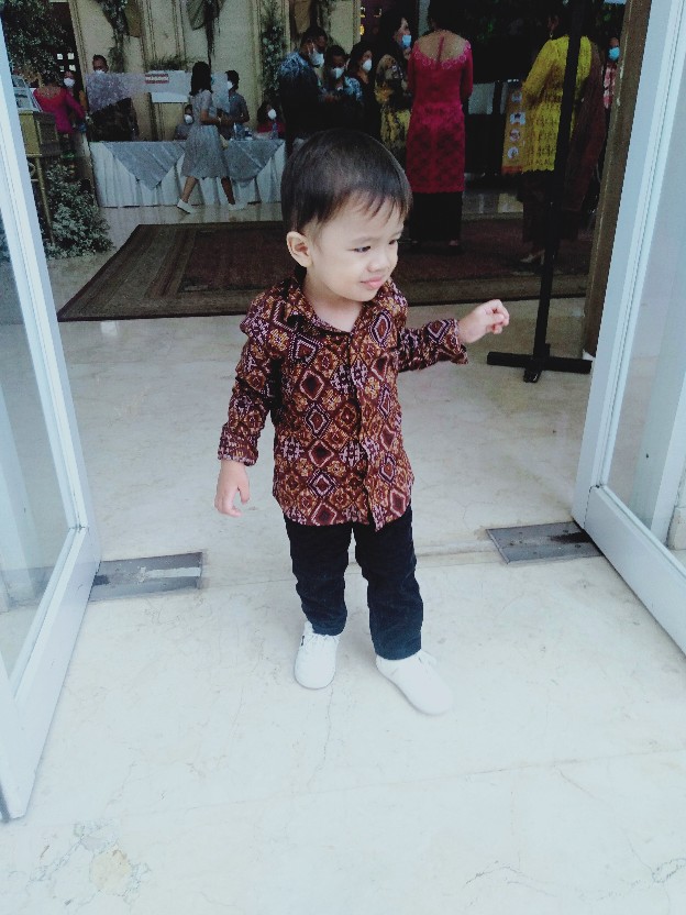 Baju Batik Anak Lengan Panjang / Baju Anak-anak Batik Lengan Panjang