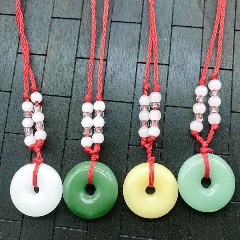 kalung giok / kalung pixiu / clasp pendant / clasp necklace