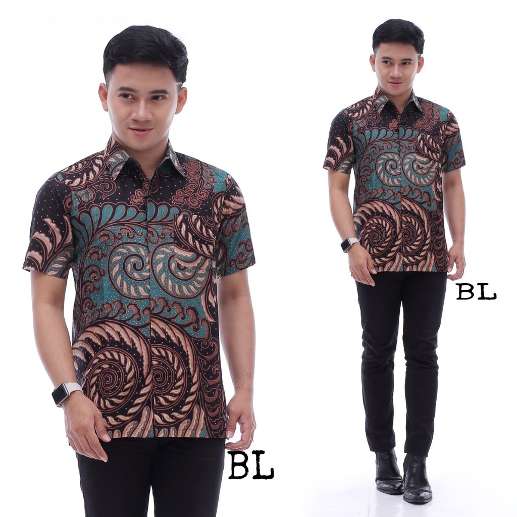 Maura Couple - Sania Ruffle Batik Couple Ori Ndoro Jowi DNT Garansi Termurah Shopee MERAK-BAJU NATAL-MOTIF 7 PRIA