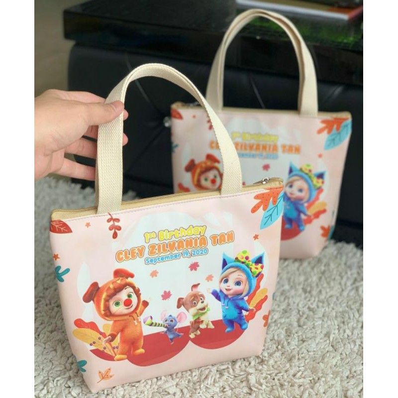 Emily Bag Zipper/souvenir anak/souvenir ultah/hampers/tas custom/aqiqah
