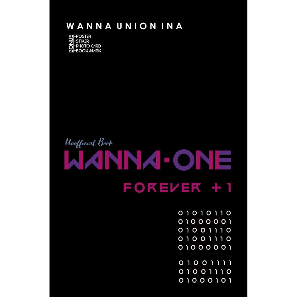 PRE ORDER BUKU WANNA ONE FOREVER 1 FREE NOTEBOOK EXCLUSIVE