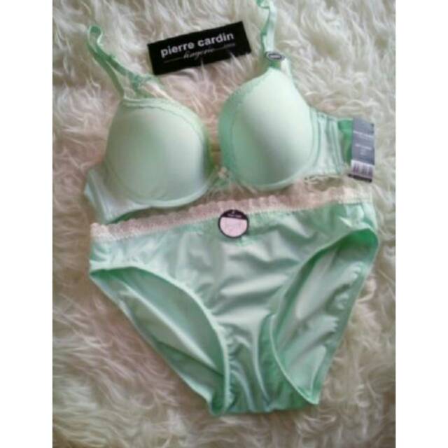 Sz 34B Original Pierre Cardin Bra Set Full Label