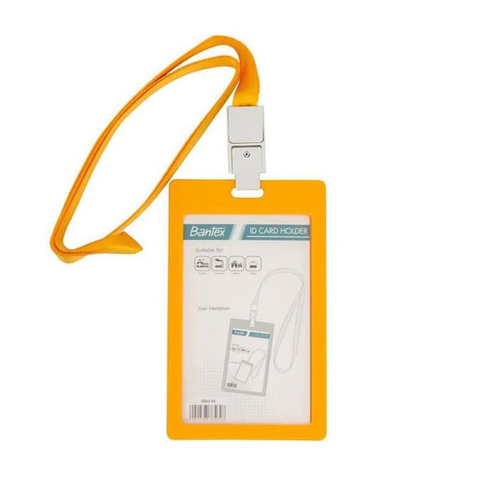 

Termurah Id Card Holder 54 X 90 Mm Potrait + Lanyard Bantex 8865-64 Mango Offic