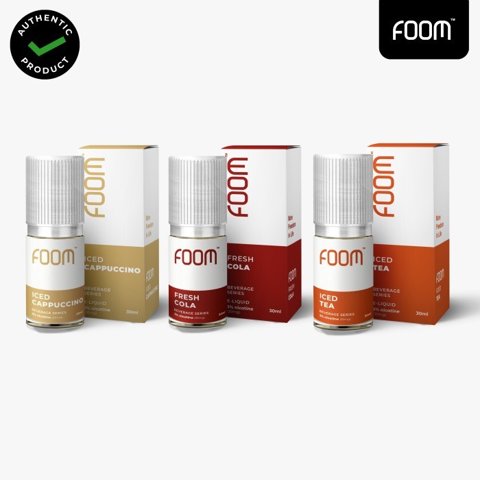 GET IT NOW!!! FOOM BEVERAGE SERIES SALT NIC LIQUID 30ML 30MG