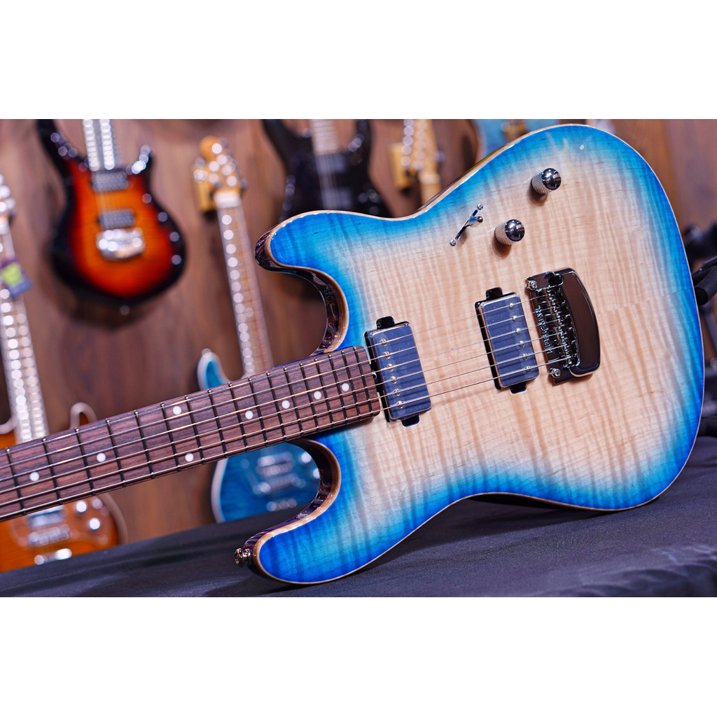 Ernie Ball Music Man BFR Sabre - Coral Blue Burst G96368