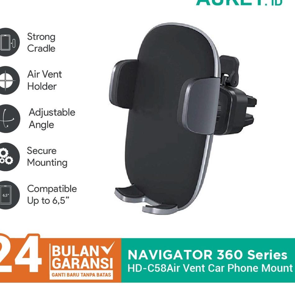 Hot Now Aukey Holder HD-C58 Air Vent Car Phone Mount - 500875