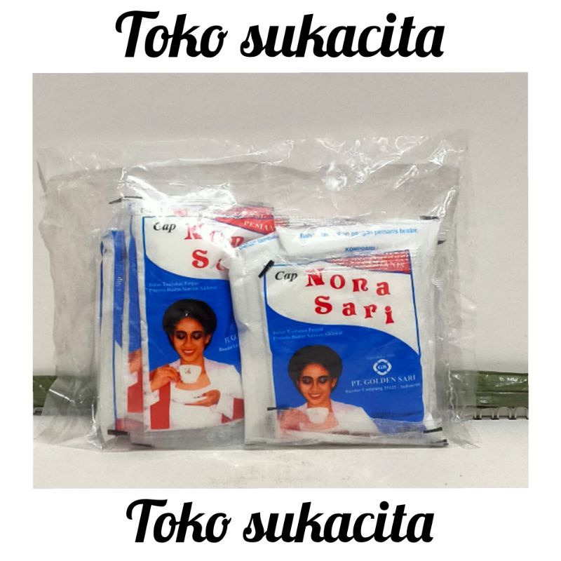 

pemanis cap nona sari (isi 10)40gram