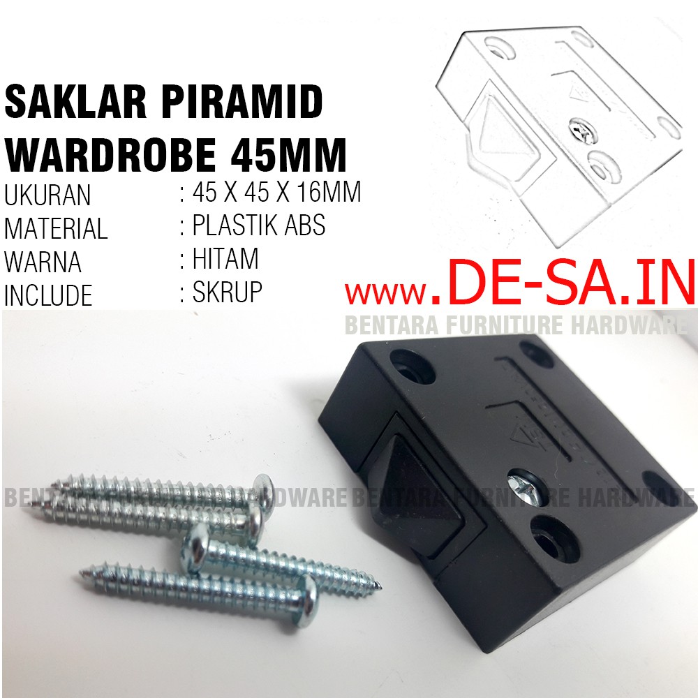 Saklar Piramid 202 Lampu Pintu Lemari Geser (Wardrobe Switch)