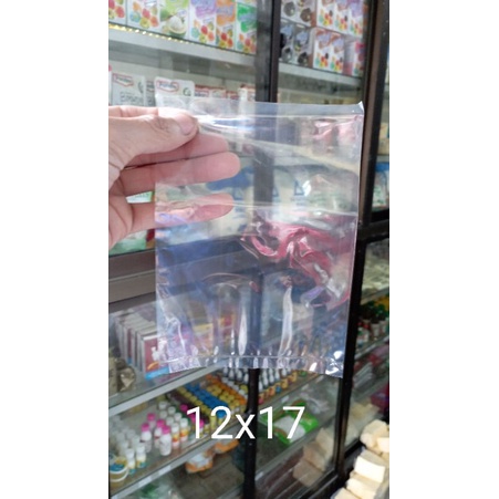 

plastik pp/kaca ukuran 12x17 100g
