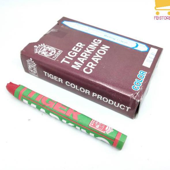 

Kualitas Bagus Tiger marking crayon (red) per pak MuRah!!!