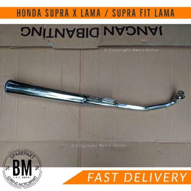 Knalpot Standar Supra Fit Lama / Supra X Old - Knalpot Standaran