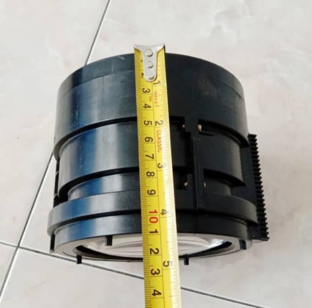 lensa diameter 14cm panjang 11cm