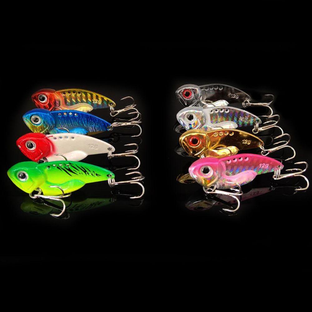 Wonder Fishing Metal VIB Lures Kait Bass Keras Getaran Hidup Bergetar Sendok Umpan