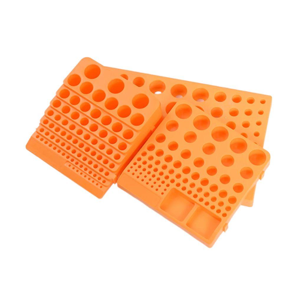 Solighter Drill Organizer Kotak Penyimpanan Profesional Hemat Ruang Rak Bor Alat Bubut CNC Drill Bit Holder