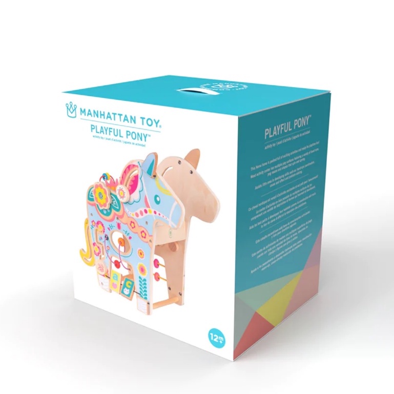 Manhattan Toy Playful Pony - Wooden Education Toys Montessori Mainan Kayu Kuda Kudaan Pretend Doll Anak Edukatif