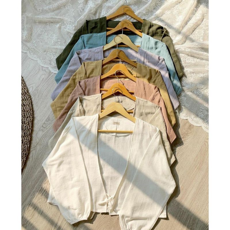 [ GRATIS ONGKIR ] Atasan Wanita Cardigan Outer Lana / Lana Outher Tali / Cardigan Tali / Cardigan Ou