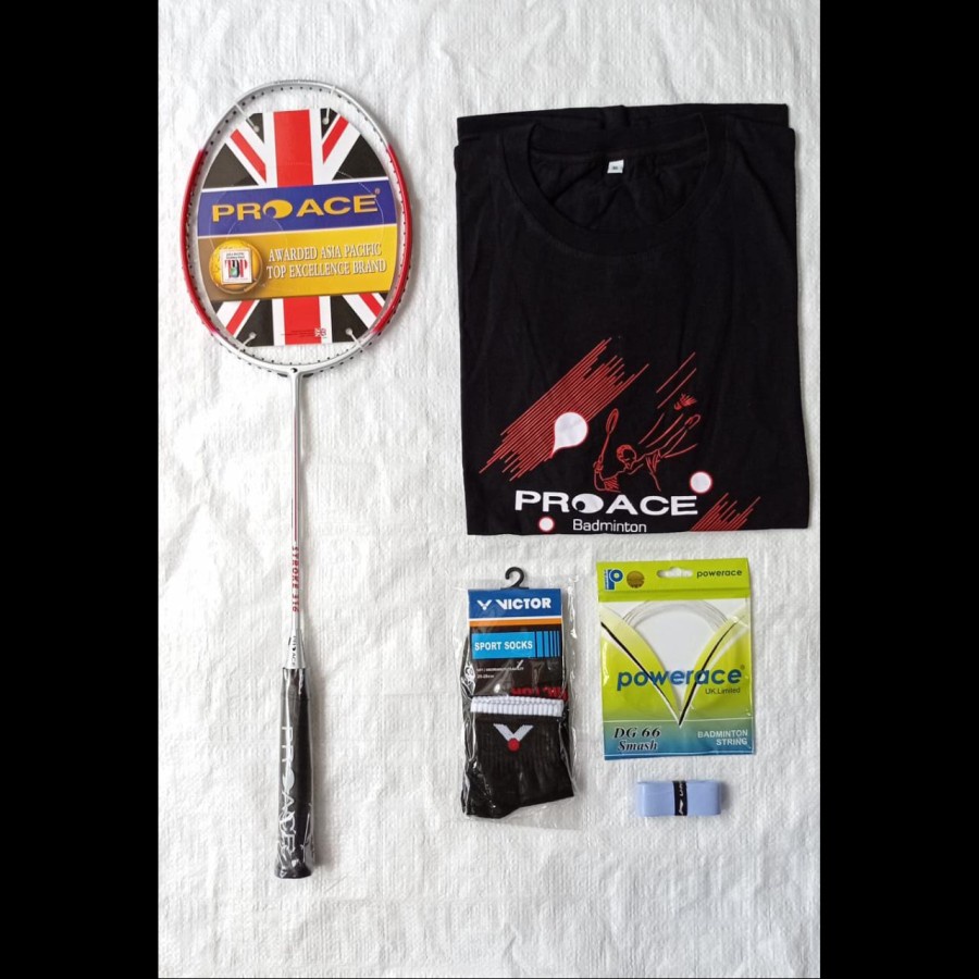[PROMO PAKET KOMPLIT] RAKET PRO ACE STROKE 316
